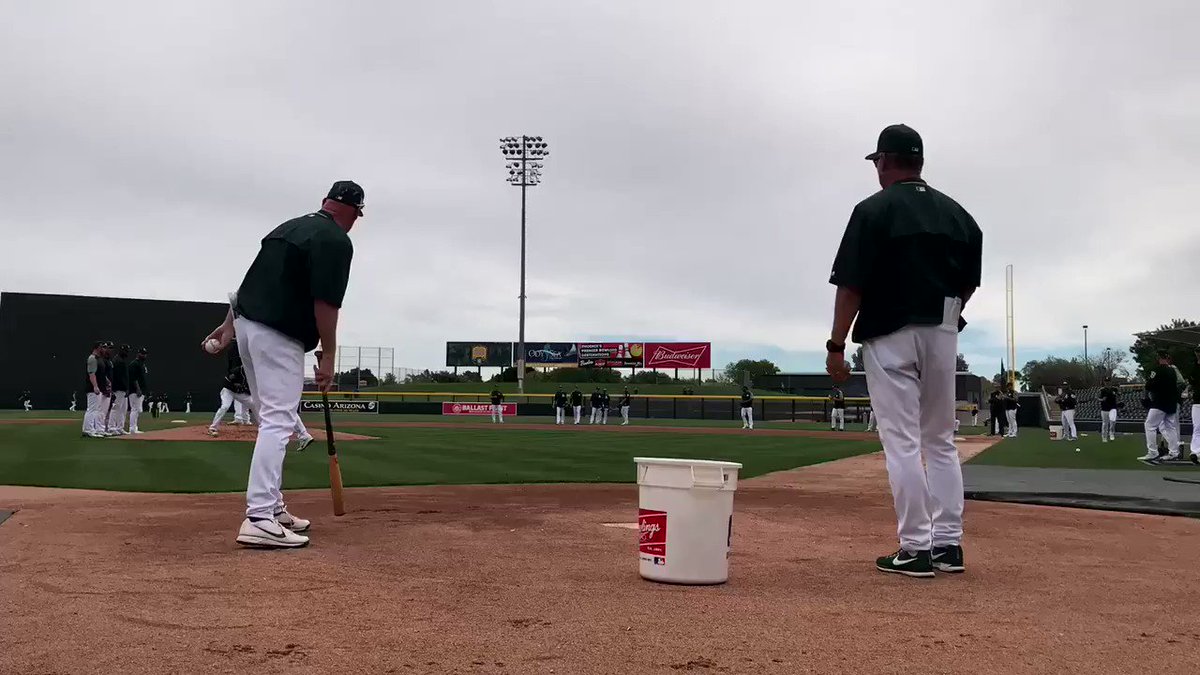 Quick work before we get goin’ today!  🎧: athletics.com  #HellaSpring https://t.co/ZMnIW3EYs2