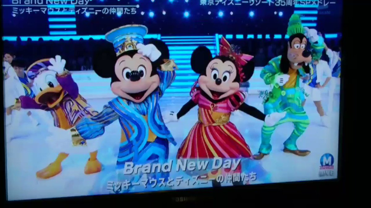 ドリームシンガー 東京ディズニーリゾート35周年sp メドレー ディズニー Mステ