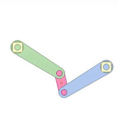 Watt's Linkage Drawing Straight Line