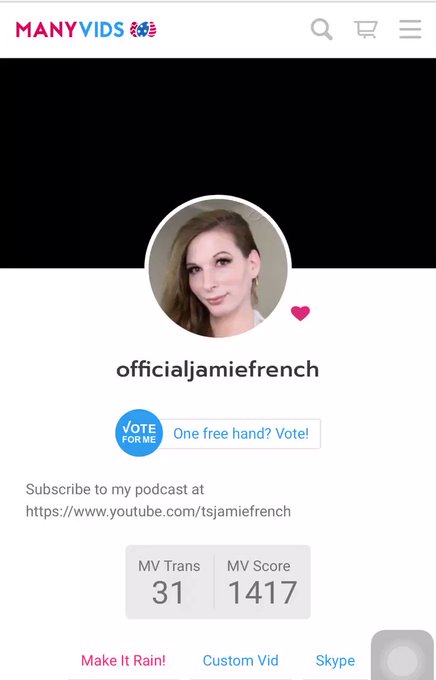 https://t.co/6yg202MRqb @ManyVids @MVTransUploads  #manyvids #jamiefrench #trans #transgender #transporn