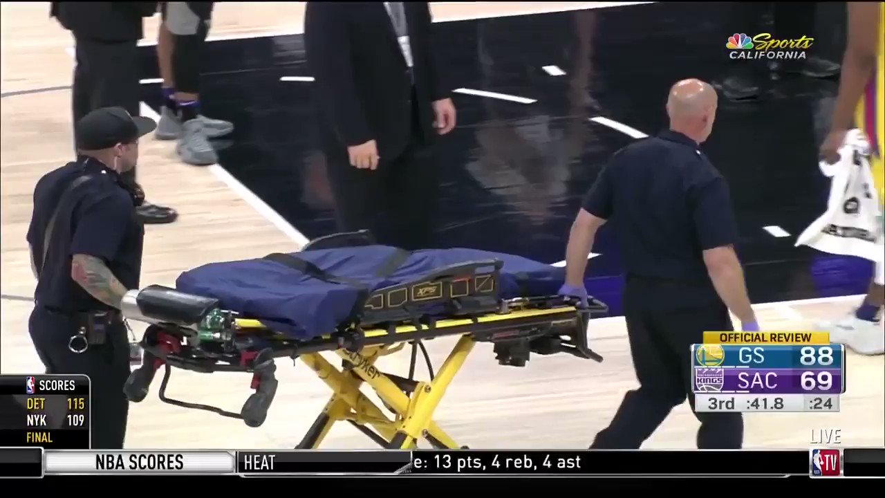Video: Derrick Jones Leaves Game On Stretcher After Going, 42% OFF