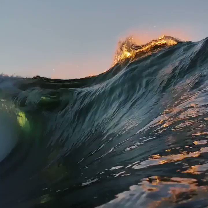 this is what it looks like underneath a wave