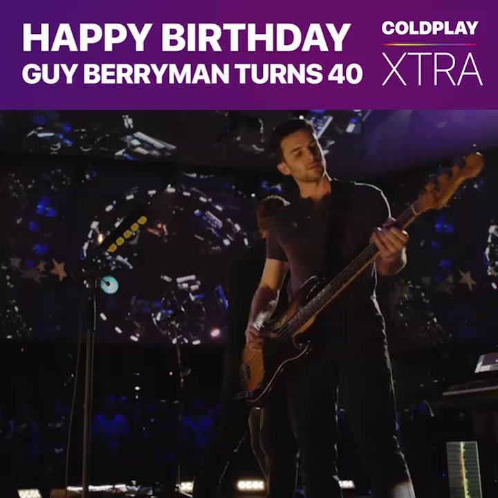 Happy Birthday, Guy Berryman!

Coldplay\s incredible Scottish bass player turns 40 today!        