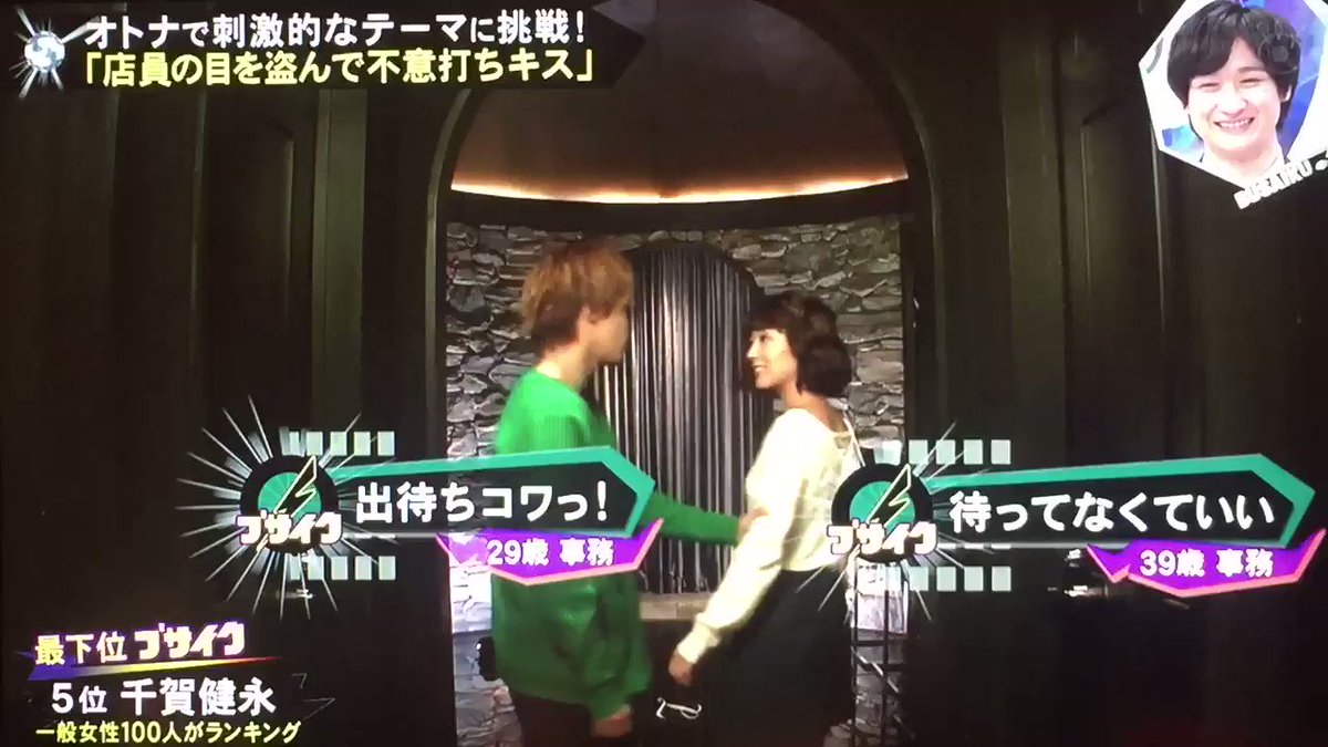 キスマイ超busaiku マイコ役 店員の目を盗んで不意打ちキス 18年4月12日放送 Tlクリップ
