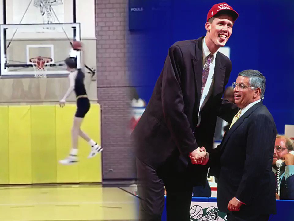 Happy birthday Shawn Bradley. Sucks what happened, so lets think back to happier times: 