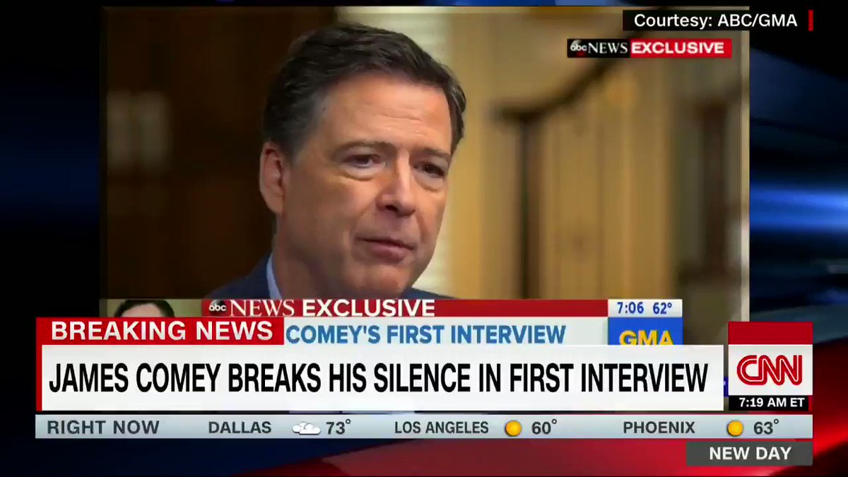 Ex Fbi Director James Comey “i Honestly Never Thought These Words Would Come Out Of My Mouth
