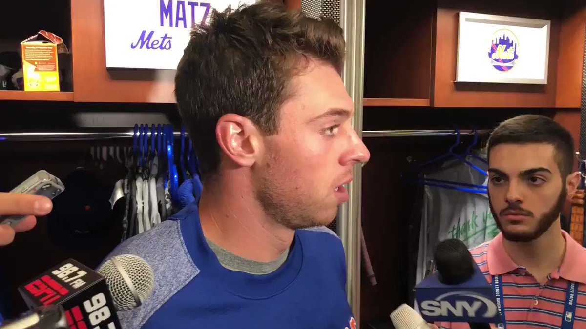 .@Smatz88 talks about his outing and how special he thinks this team is. #MetsWWWWWWWWWin! https://t.co/lj7Yaaaebp