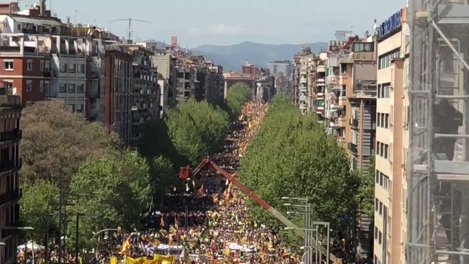 Catalunya: marcha masiva para exigir la liberación de los presos políticos