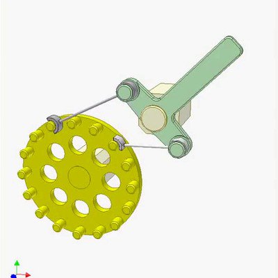 Ratchet Mechanism of Pin Gear