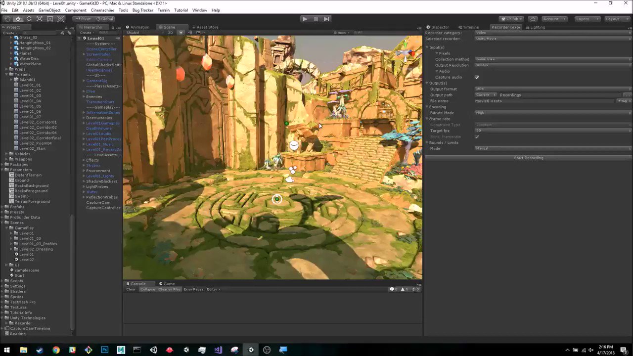 Dan Miller on Twitter "Did you know the unity3d frame recorder has