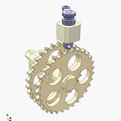 Spatial Ratchet Mechanism