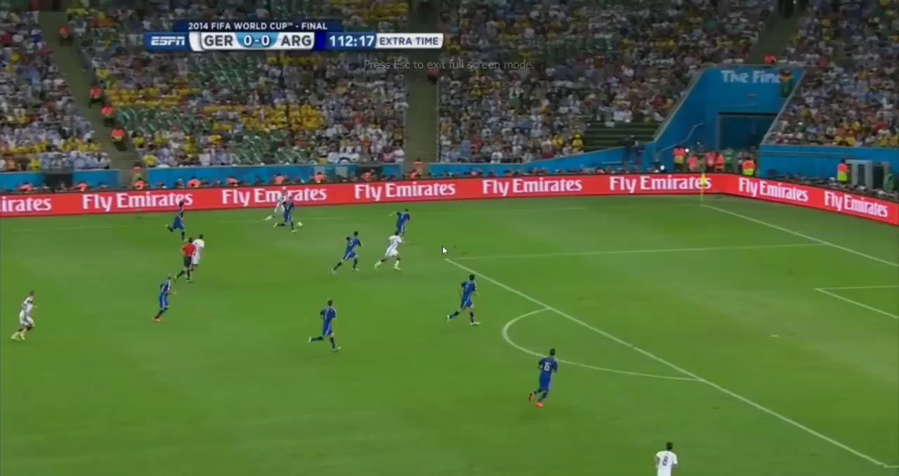 Happy 29th birthday to Mario Gotze, the man responsible for some absolute scenes in the 2014 World Cup final... 