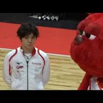 Bリーグマスコットキャラと戯れる宇野昌磨選手、かわいすぎｗ