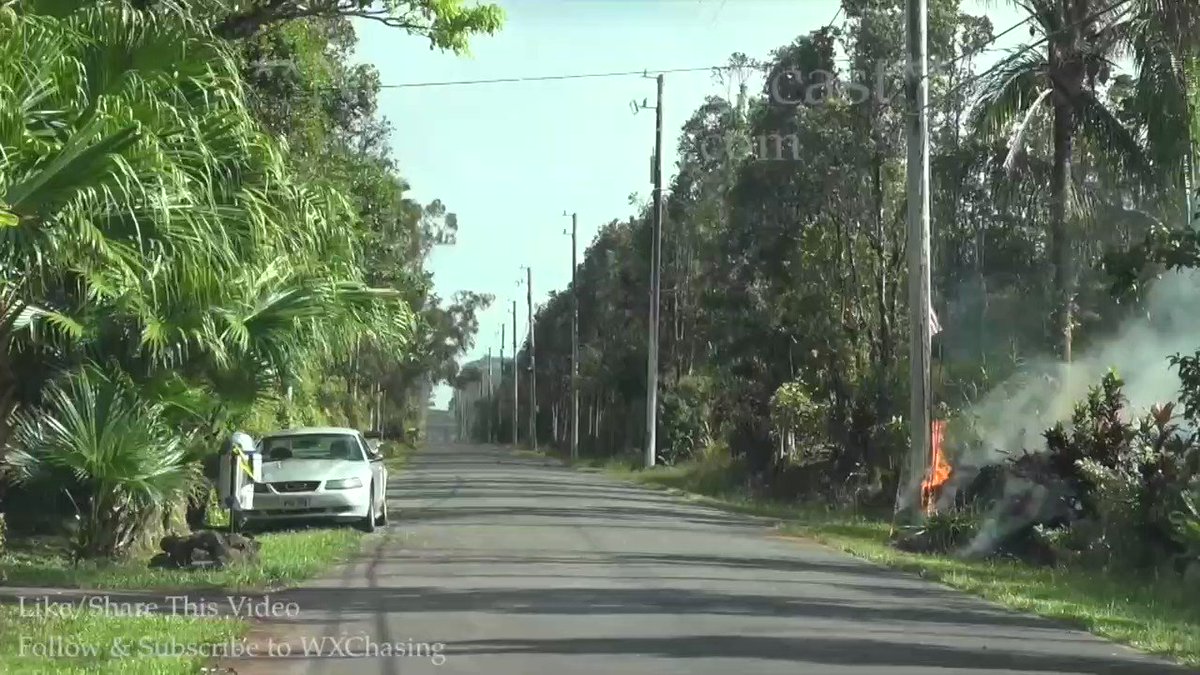Time Lapse of giant #lava flow consuming car, telephone pole falling
Date: 5-6-2018
Location: Leilani Estates, Hi
#LeilaniEstates #Leilani #Hawaii #volcano