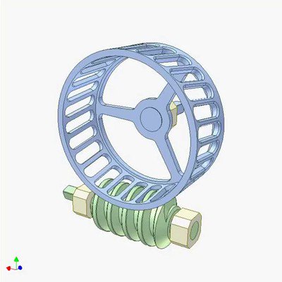 Worm Drive - Slotted Wheel