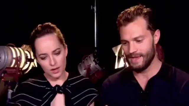 RT @bestpostsdamie: Dakota Johnson and Jamie Dornan answer fan questions. https://t.co/998uMBqaPf