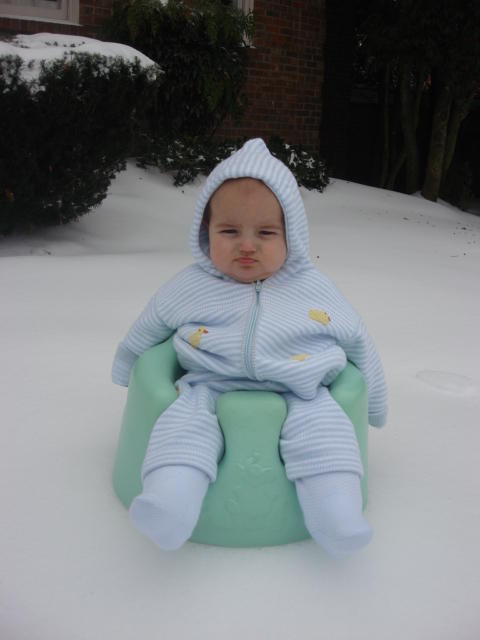 jadcox's tweet image. Enjoy the snow!
(Julie couldn't wait to introduce Graves to the snow a few years ago)