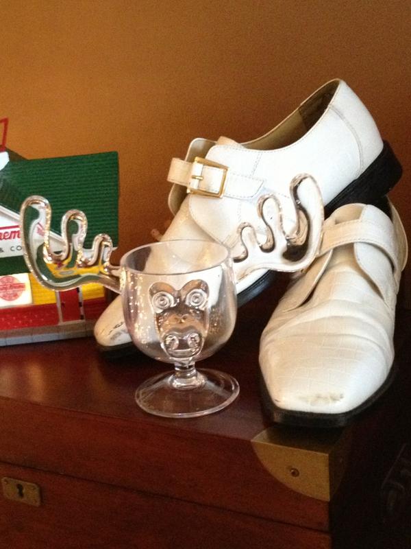 BobPajor's tweet image. Merry Christmas from the Pajor's.  My big gift of the year!  Griswold's Moose Mug!!!