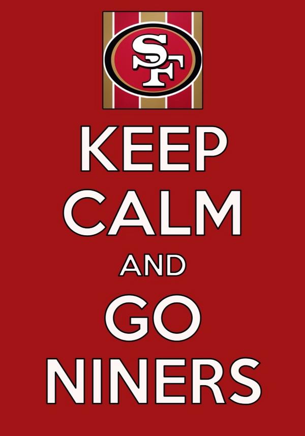ashley on X: '#keepcalm and GO NINERS #49ers  / X