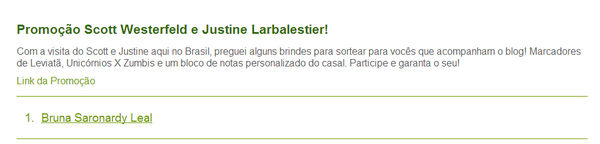 blogM3L's tweet photo. E a vencedora é a @bsaronardyl! Parabéns! Envie seus dados por DM. O Prazo de entrega é de 30 dias. http://t.co/onQA2ULe