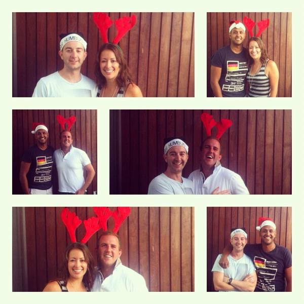 SallyMaple's tweet image. Christmas Eve dinner with my boys! Love!