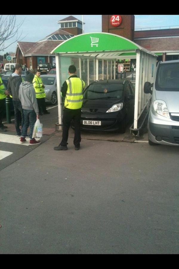 ThePoke's tweet image. The best supermarket parking you will see today #asda  (via @MelTennant)
