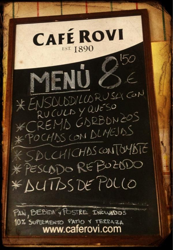 RestAndalus's tweet image. El menú per avui dilluns! L'ANDALÚS et desitja unes Bones Festes!