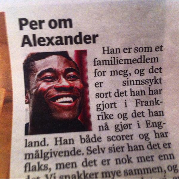 NettsjefLars's tweet image. sinnssykt sort (sic?) ... 
Ciljan om Tettey i #adressa. #2fcf #2pl