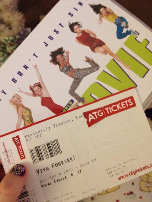 hannahgriffX's tweet image. I&apos;m going to see Viva Forever ahhhhh! #spiceupyolife #childhoodreborn