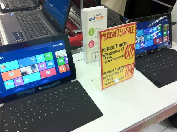 TimVE_Jbaus's tweet photo. Microsoft #surface has arrived @ #jbmtdruitt. http://t.co/FE7zaGrz