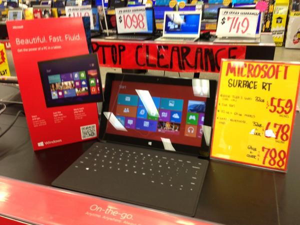 LukeJH_JBaus's tweet photo. It's here! Come meet the Microsoft #Surface in store now at @JBWaurnPonds #JBHiFi http://t.co/aEluKWPV