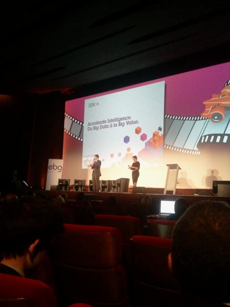 LucileHLG's tweet image. #acceleratebigdata ça commence !!!! ebg et ibm on stage