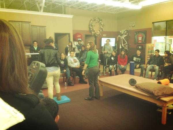 PassPT's tweet image. Linda demonstrating for Citrus Hills A&amp;amp;P honor class. #passpt