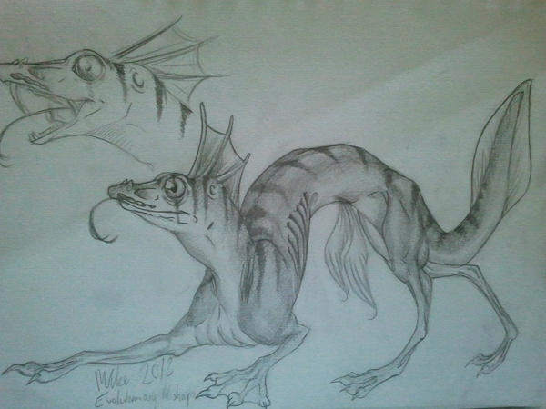 MichaelaElse's tweet image. Original sketch concept of Amphishtile