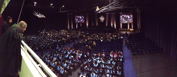 Winter Graduation about to start....