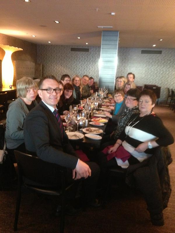 #farrisbad. Julelunsj med den fantastiske gjengen fra Fønix som vasker våre badekåper. Den beste gjengen!!