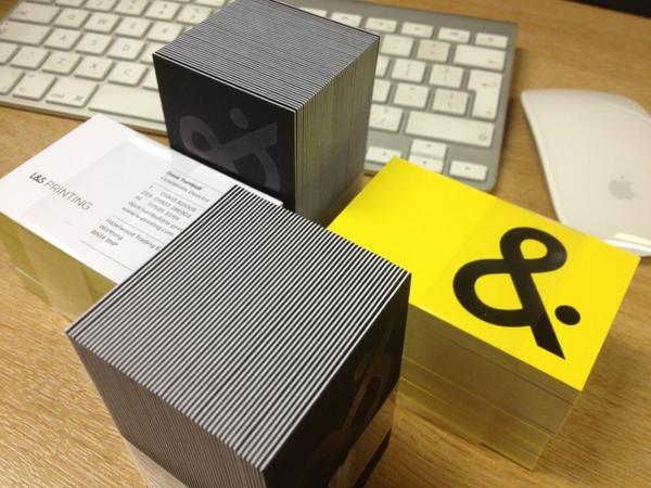 lsprinting's tweet image. The 2013 L&amp;amp;S business cards just arrived. #foiled #duplexed and fresh new colours.