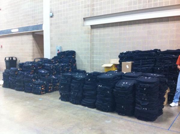 NFHSDanSchuster's tweet image. This is what 1500 gift bags look like! #adconference
