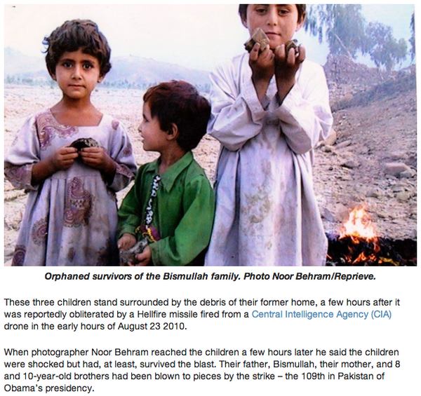 Aug 23, 2010: 3 children became orphans. Their father, mother, and brothers were all killed.  #DroneControl #tlot #tcot