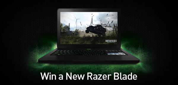 Razer's tweet photo. Have you entered to win a New Razer Blade yet? http://t.co/OIoKHOtK #winablade http://t.co/VMjbbxkK