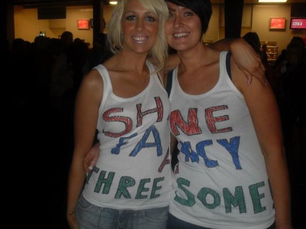 Roseypo5ey's tweet photo. @starmanofficial see your in panto with my lynch! Be sure to show him this creation we wore for boyzone 2011 tour ❤ http://t.co/IkkffbKH
