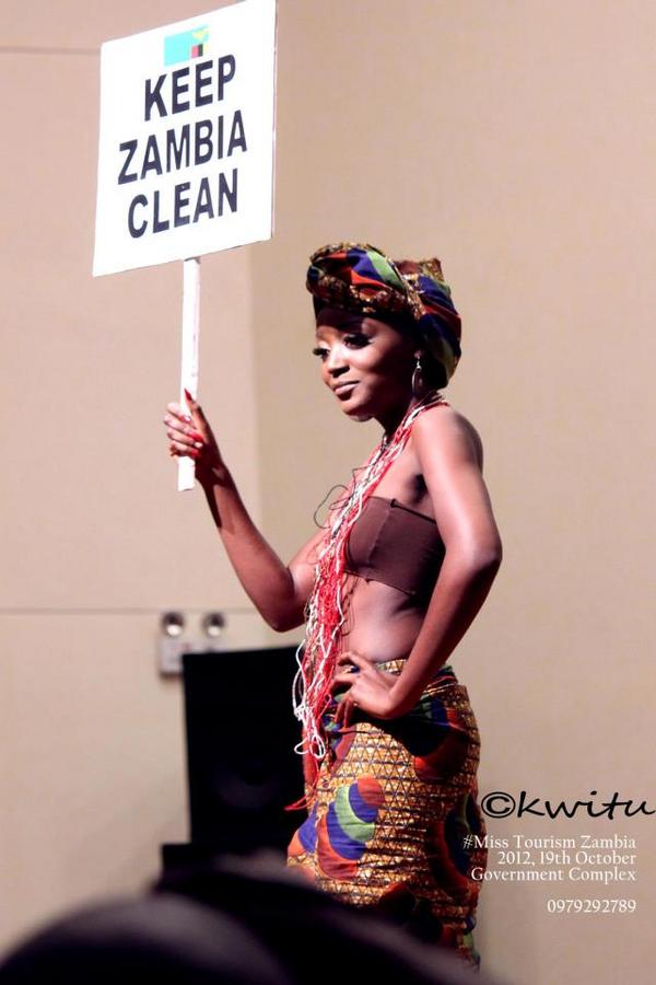 ZambianModels's tweet photo. [Photo] Zambian Model Walking Her Message Out! #ModelsWithPURPOSE! http://t.co/FMMlaClO