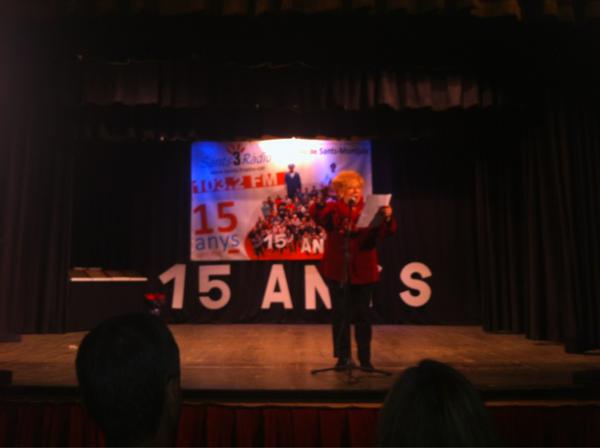A la celebració del 15è aniversari de <a href="/sants3radio/">sants3radio</a>. Moltes felicitats i endavant cap els 25 aviat !!! Bona feina