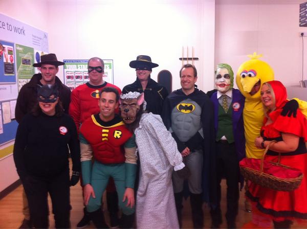 CEHarris16's tweet image. “@Chris_Brennan82: Group 44 Group Team fancy dress team photo #awesomeoutfits http://t.co/iKAEiukf”