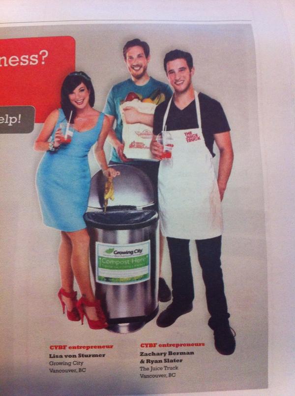 SRinspired's tweet photo. Spotted: @juicetruck boys in this weeks Business in #Vancouver http://t.co/sefkK1iG