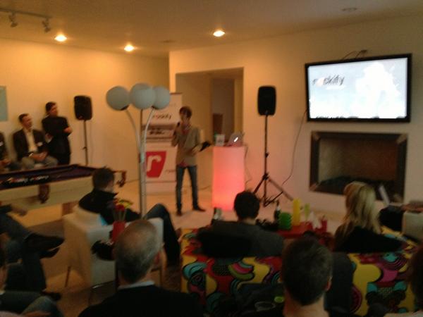 Loving the #TechTainment event showcasing @joelkorpi and his amazing <a href="/rockify/">Rockify</a>! #in