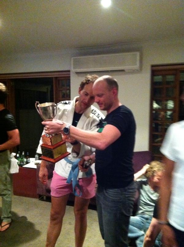 Spring 2012 TKM cup winner Rabz celebrating