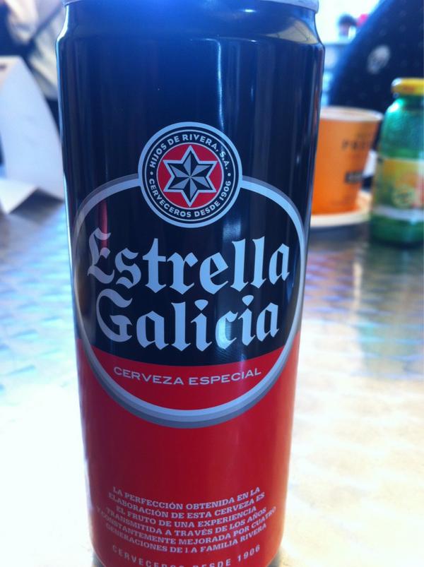 Something a little different from estralla damm. Not as strong a flavour as the normal estralla, but def worth a try.