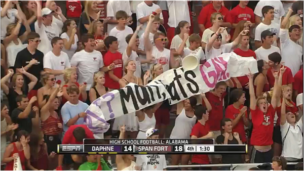 GLSENsports's tweet image. Does your policy prohibit anti-LGBT name-calling or chants by spectators at games, #ADconference ? @NIAAA9100 @NFHS_Org