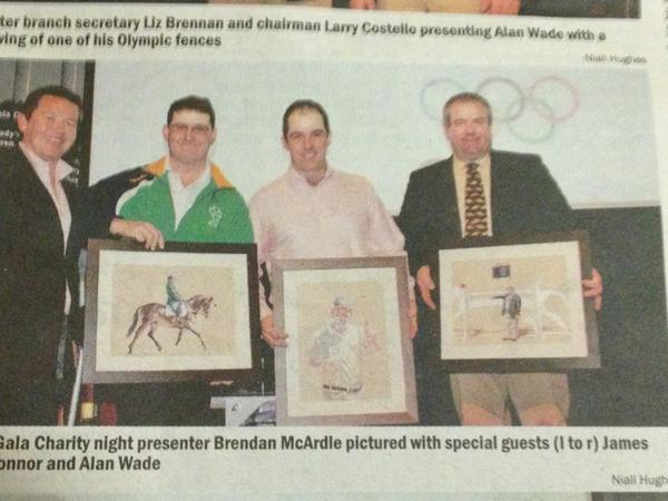 Paralympic Rider James Dwyer was a special guest at the SJI SL Gala Charity night as pictured in <a href="/TheIrishFieldHW/">TheIrishFieldHW</a>